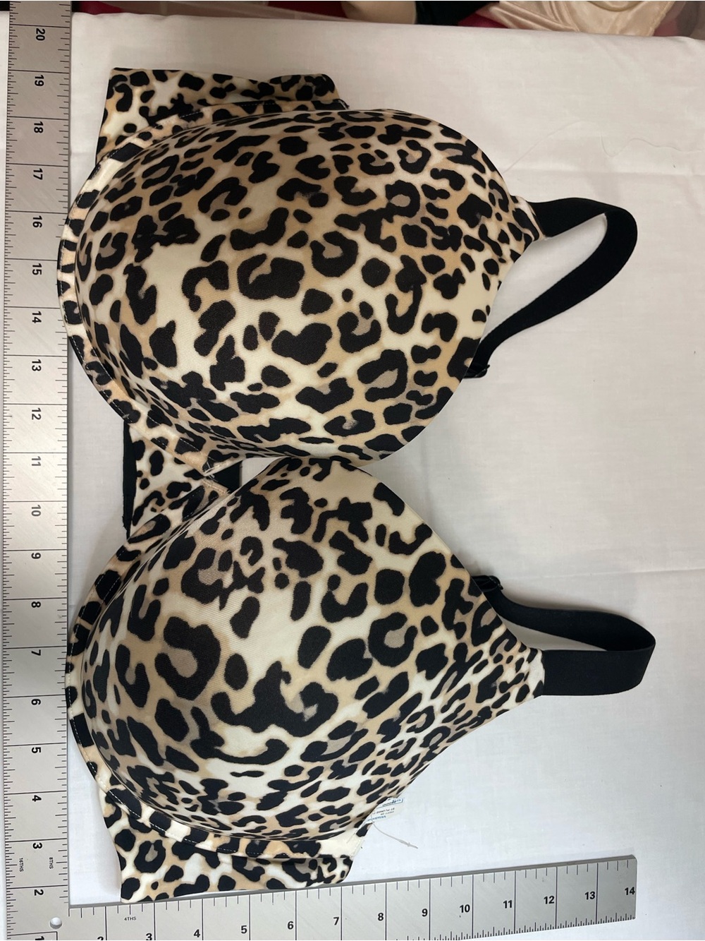 Secret Treasures Leopard Print Underwire Bra - 46DDD@